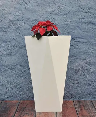 Diamond Shaped FRP Garden Flower Planter For Office,Hotel and Airport